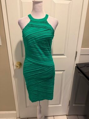 delanie halter mini dress Black Lace Halterneck Mini Dress main image 0